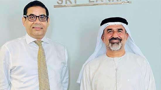 Khaled Nasser Al Ameri, UAE Ambassador to Sri Lanka met with the Board of Investment Chairman Dinesh Weerakkody