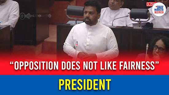 “Opposition does not like fairness” - President