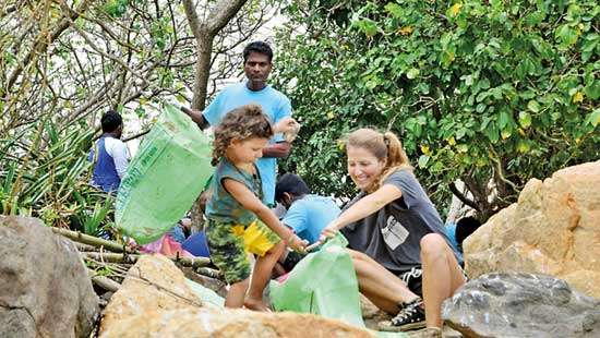 Community Coastal Clean-up in Polhena