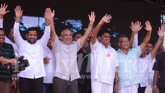 Sajith in Kinniya rally