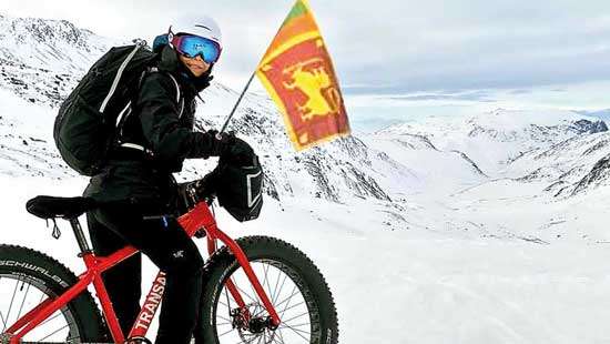 First Sri Lankan to cross Greenland’s Arctic Circle trail