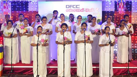 DFCC Bank holds serene Poson Bhakthi Gee 2019