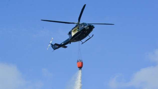 SLAF deploys Bell 412 to fight forest fire