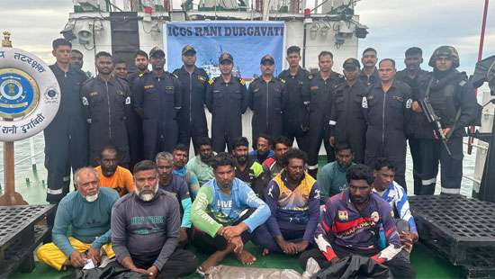 14 Sri Lankan fishermen arrested by Indian Navy