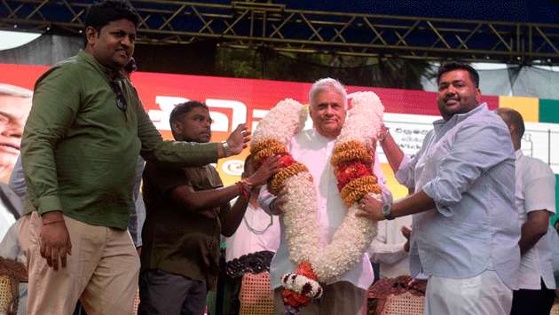 Ranil at Jaffna rally