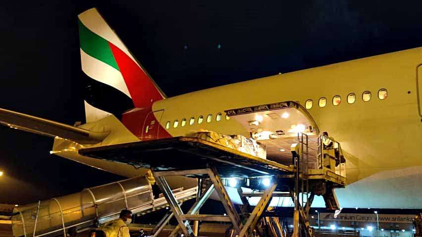 Emirates SkyCargo transports 50,000 doses of Sputnik V from Moscow to Colombo