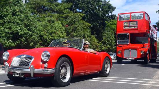 British Car Day in Colombo...