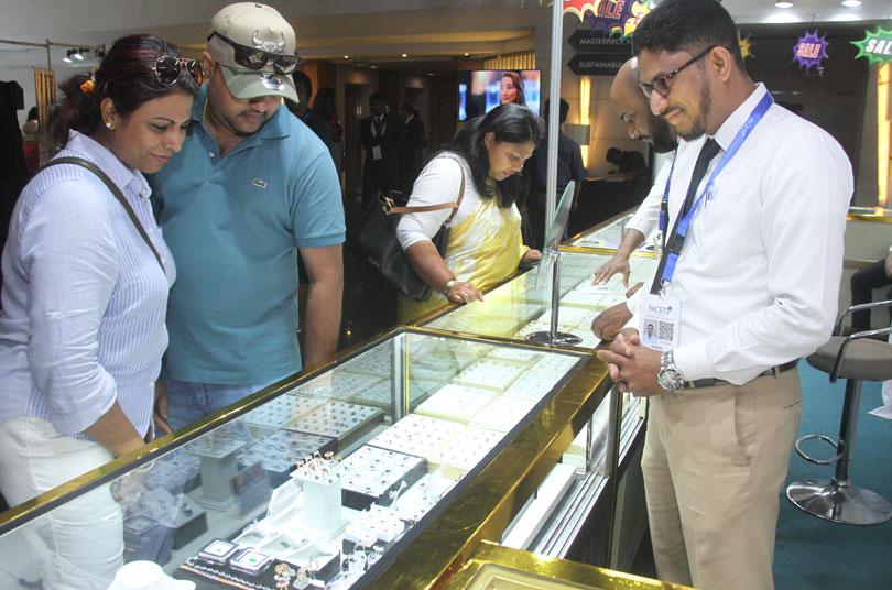 Gem and Jewellery show launched Caption Story Daily Mirror