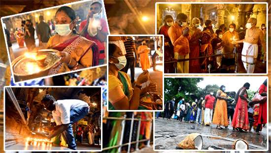 Hindu devotees observe Deepavali festival