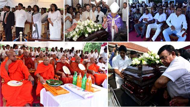 Final rites of late Latha Walpola