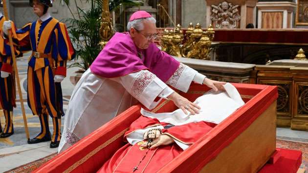 Pope’s coffin sealed ahead of funeral on Saturday morning