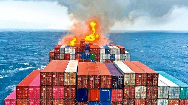 Goa cargo ship fire kills one, firefighting efforts underway