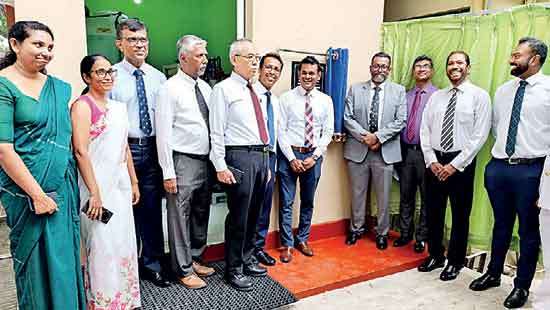Launch of a medical grade RO plant  at Colombo  National Hospital