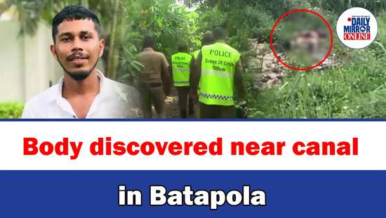 Body discovered near canal in Batapola