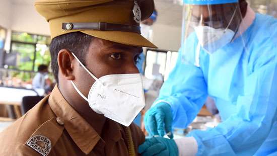 Prison officers inoculated