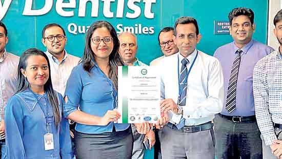 ‘My Dentist’ becomes first oral medicine chain in SL to receive ISO 9001:2015
