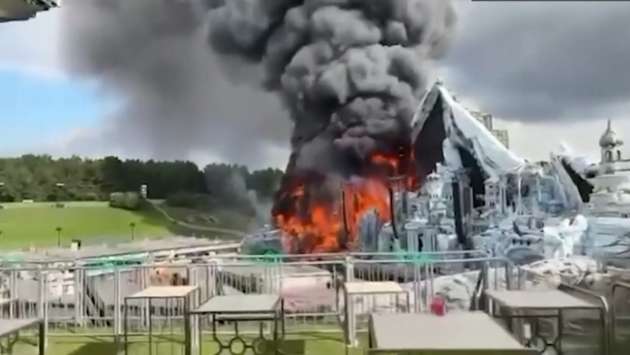 Fire engulfs main stage of Tomorrowland festival days before opening