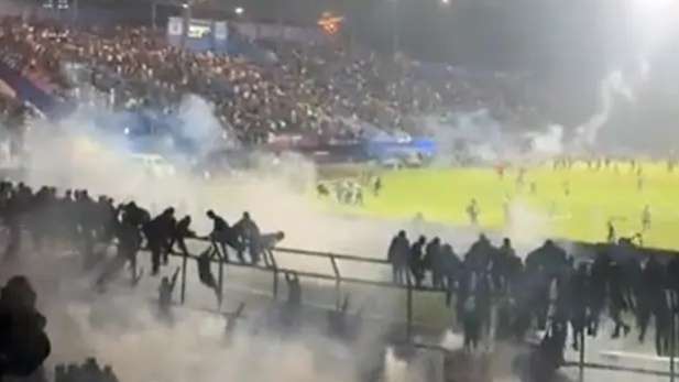 More than 120 dead in football stampede in  Indonesia