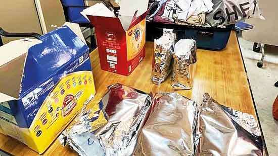 Thai woman smuggling Rs.100Mn worth ‘Meth’ in probiotic food packs stopped at airport