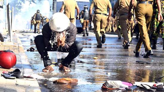 NPP protest tear-gassed...