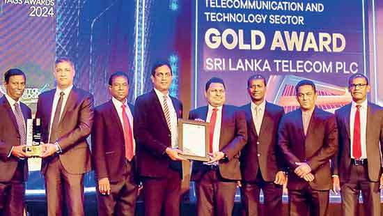 SLT-Mobitel triumphs with Gold at TAGS Awards 2024