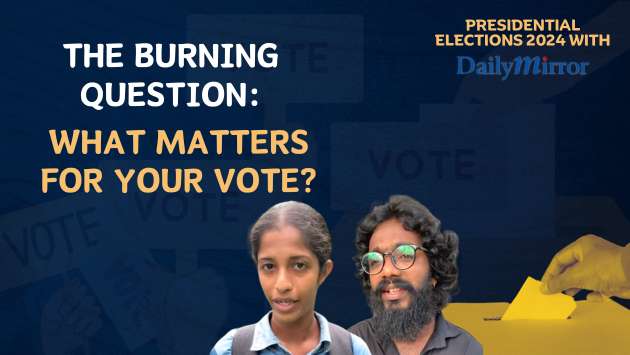 The Burning Question: What do people want from their vote?