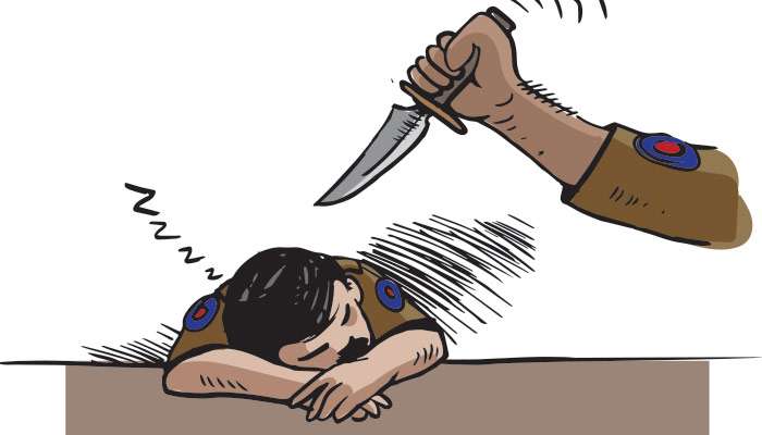 Constable stabs constable  after fight over alcohol