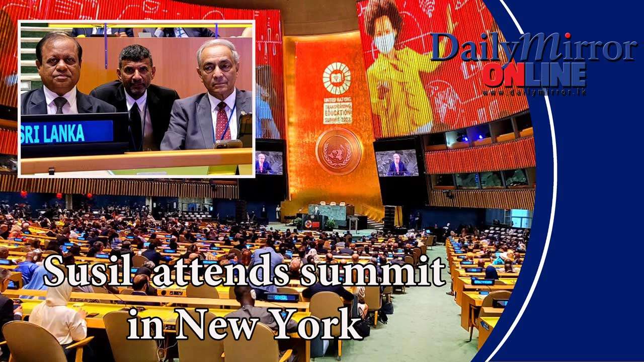 Susil attends summit in New York