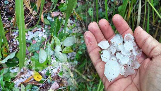 Hail storm