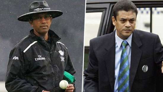 Dharmasena and Madugalle to officiate in World Cup final