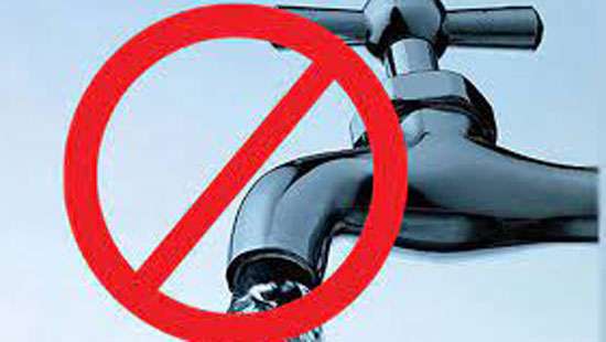 10-hour water cut in Colombo tomorrow