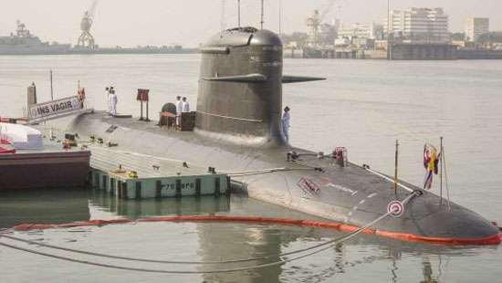 Indian navy submarine Vagir to arrive in Colombo
