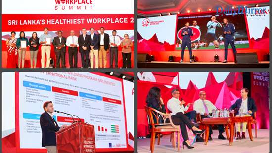 Healthiest Workplace Summit, for the first time in Sri Lanka