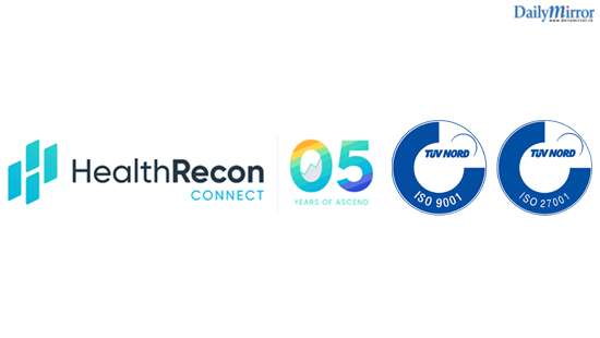 HealthRecon Connect Awarded ISO 9001:2015 and ISO 27001:2013 Certification