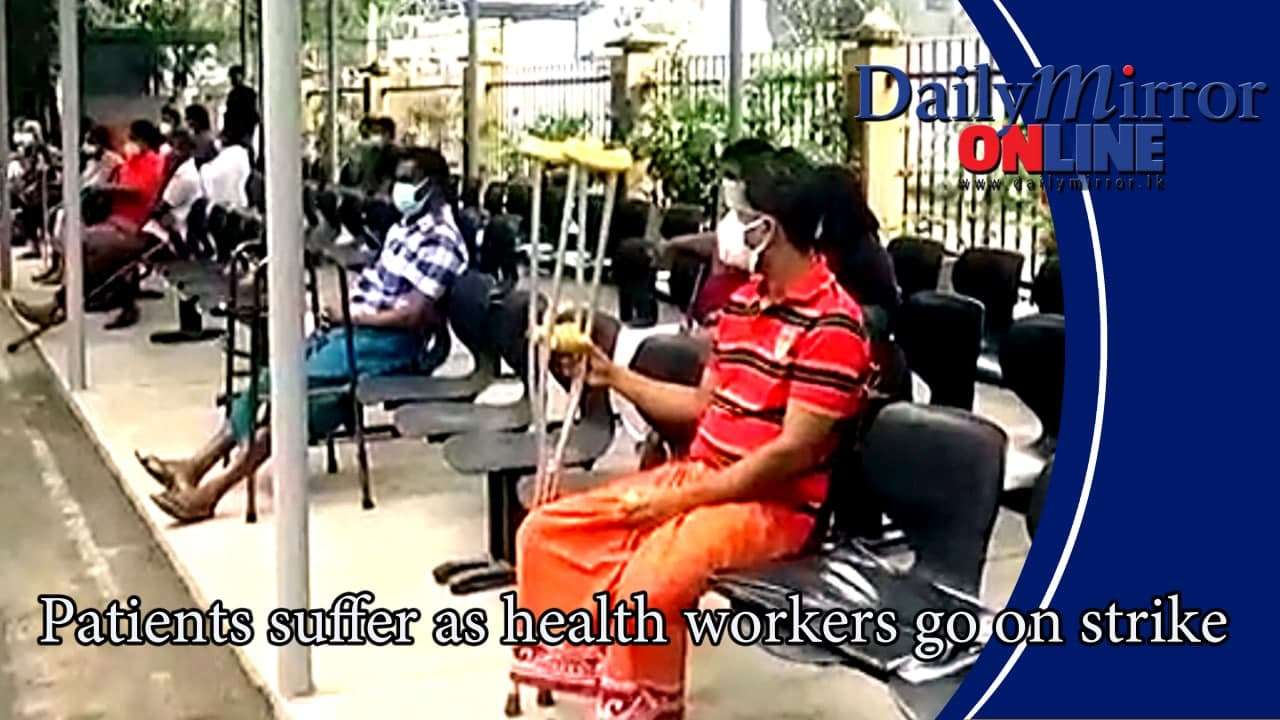 Patients suffer as health workers go on strike