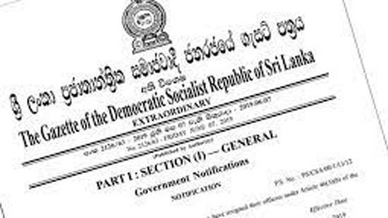 Gazette issued abolishing State Ministry of Prisons