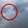 Terrifying video shows two French jets colliding mid-air
