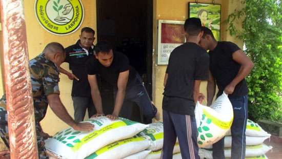 SLAF hand over another batch of organic fertilizer