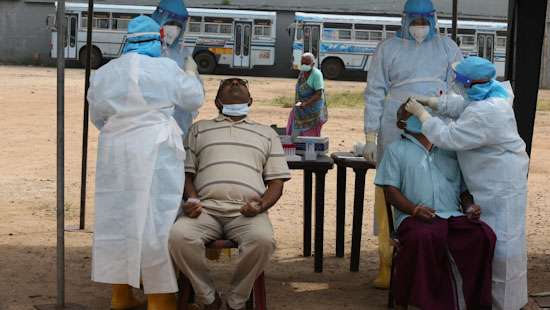 PCR tests at Dematagoda