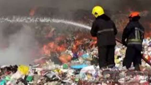 Fire breaks out at Colombo garbage dump
