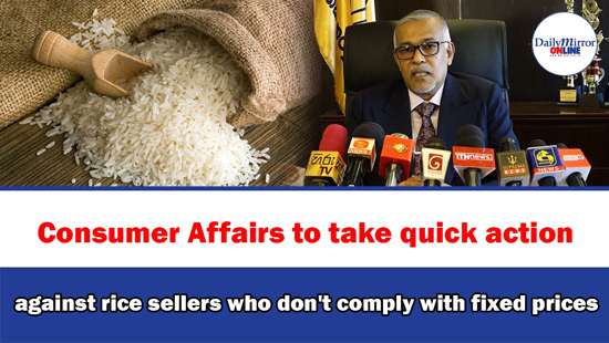 Consumer Affairs to take quick action against rice sellers who don’t comply with fixed prices