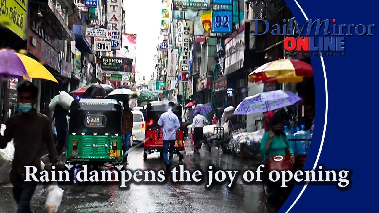 Rain dampens the joy of opening