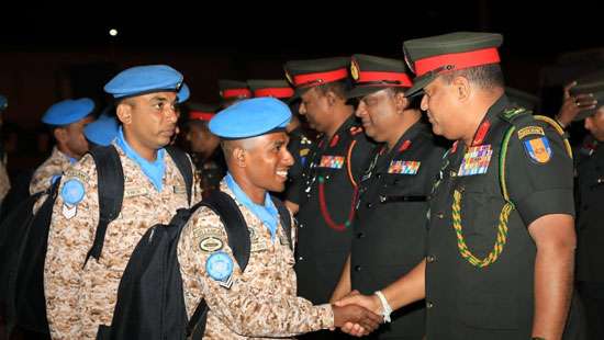 Army troop Leaves for Mali