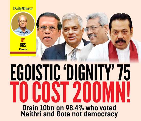 Egoistic ‘Dignity’ 75  to cost 200mn!