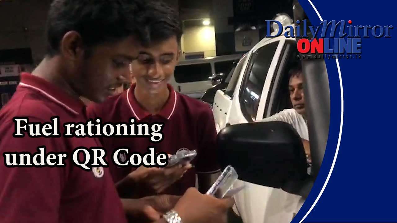 Fuel rationing under QR Code