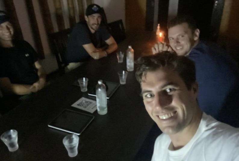 Power cut experience for Australian cricketers