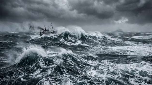 Amber alert issued for rough seas