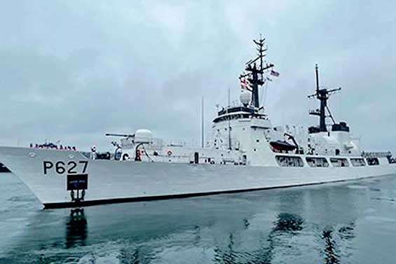 Navy’s Offshore Patrol Vessel sails for Colombo from US