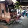 Train fails to halt, crashes onto Colombo Fort platform