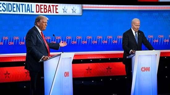 Donald Trump crushes Joe Biden in first polls debate